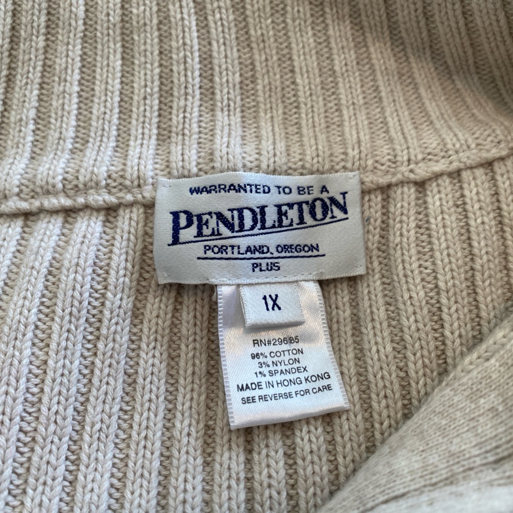 Pendleton Full Zip Sweater - image 4